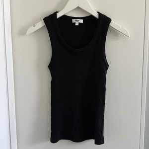 AGOLDE Poppy rubbed black tank XS